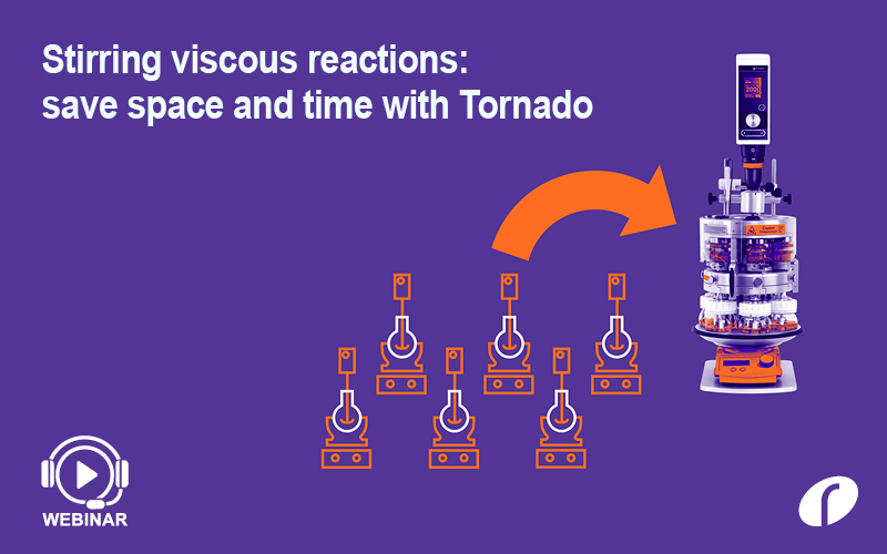 Stirring viscous reactions - save space and time with Tornado