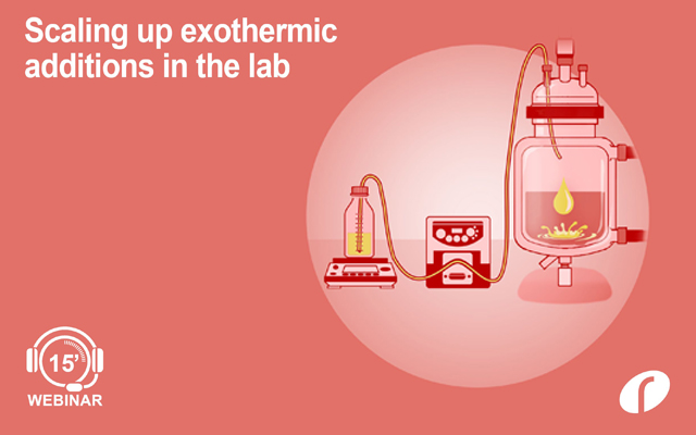 Scaling up exothermic additions in the lab