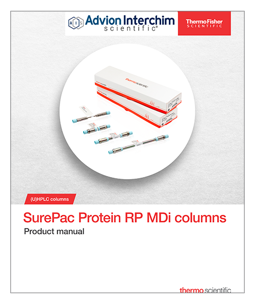 Product_Manual_SurePac_Protein_RP_MDi_Column_ThermoFisher_Advion_Interchim_Scientific_0926